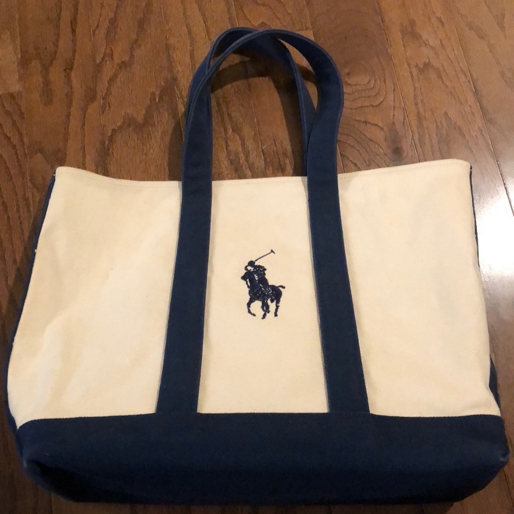 Ralph Lauren Canvas Tote Bag